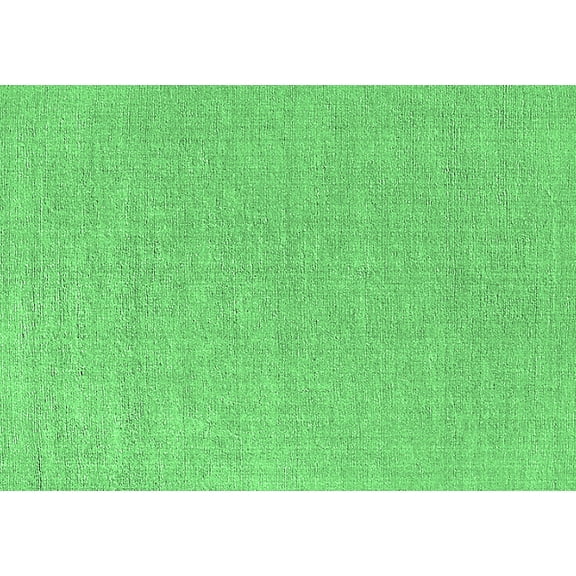 Ahgly Company Indoor Rectangle Oriental Emerald Green Industrial Area Rugs, 2' x 3'