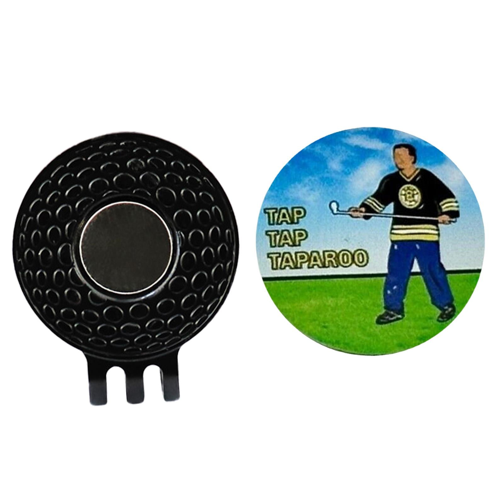 Funny Happy Gilmore Golf Ball Marker Hat Clip With Balls Mark