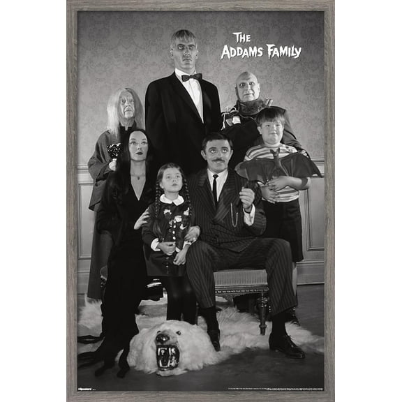 The Addams Family (1964) - Family Wall Poster, 22.375" x 34" Framed