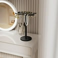 thumbnail image 5 of Hand Towel Holder Stand, S-Shape Stainless Steel Free-Standing Rack for Bathroom Countertop, S-Shape Free Standing Towel Bar Holds 2 Towels for Bathroom, Vanity, or Kitchen, 5 of 8