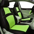 thumbnail image 5 of CAR PASS Rainbow Universal Fit Car Seat Cover -100% Breathable with 5mm Composite Sponge Inside,Airbag Compatible (9PCS, Extreme Green ), 5 of 8