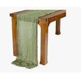 thumbnail image 2 of Camino De Mesa De Tela De Queso color Verde, 2 of 4