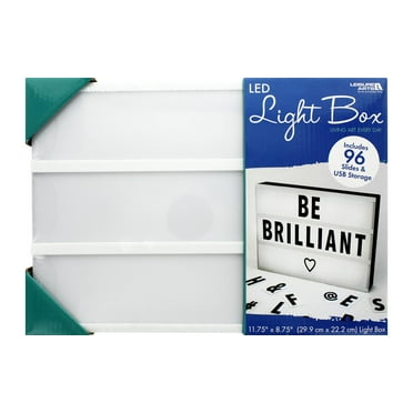 Leisure Arts Light Box Led 11.75"X8.75", Light Up Sign, Lightbox, Marquee Sign, Cinema Box Letters, Up Signs, Led Box, Board