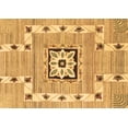 thumbnail image 1 of Ahgly Company Indoor Rectangle Abstract Brown Modern Area Rugs, 4' x 6', 1 of 4