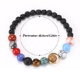 thumbnail image 6 of SmartBy Solar System Bracelet Natural Stone Beaded Bracelet Universe Eight Planets Jewelry Accessories Best Friends Gift for Him Her Men Women, 6 of 7