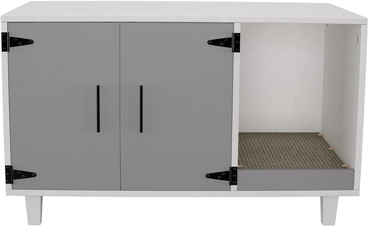 GDLF Pet Crate Cat Washroom Hidden Litter Box Enclosure as Table