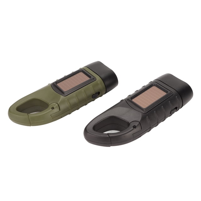 Linterta de Supervivencia, Diseño Ergonímico de Linterta LED Portátil Recargable de Alto Brillo de Alto Brillo Con Carabiner para Emergencia para Acampar Para Deportes