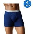 thumbnail image 3 of Big Men's FreshIQ Comfort Flex Waistband Boxer Brief 4-Pack, 2XL, 3 of 7
