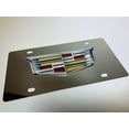 thumbnail image 4 of Eurosport Daytona- Cadillac Logo, Stainless Steel License Plate, 4 of 4