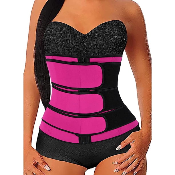 Forzero Neoprene Sweat Waist Trainer Corset Trimmer Belt For Women Weight Loss Waist Cincher Shaper Slimmer Walmart Com Walmart Com