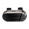 thumbnail image 3 of Soporte para gafas de sol para visera de coche, organizador de almacenamiento de gafas, estuche rígido para gafas de sol de coche, clip para visera de Plata Oro Rosa, 3 of 8
