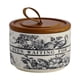 thumbnail image 1 of Tarro para galletas y dulces con asa, recipiente hermético para harina de arroz y cereales. Black 1 Jar, 1 of 7