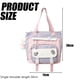 thumbnail image 5 of Bolso de mano pequeño con cremallera para mujeres y hombres para el trabajo, viajes, colegio, 5 of 6