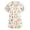 Beige, variant on Cute Animal Print Scrub Top for Women, V-Neck Short Sleeve Vet Tech Uniform with Pockets - Breathable Cartoon Cat Medical Workwear Pink XXXL