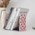 thumbnail image 6 of Lsque Watermelon Ice Cream Printed Wood Bookends,Non-Skid Bookend for Shelves,Heavy Duty Support Bookends,Non-Slip Foam Pads for Office, Home, and Library,1 Pair, 6 of 8