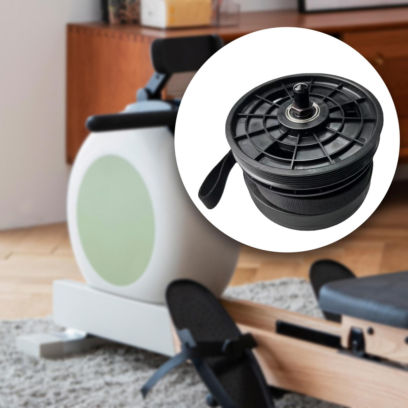 Dualoai Rowing Machine Damper Home Pulley with Belt Pull Rope Resistance