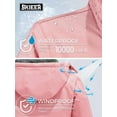 thumbnail image 6 of Skieer Women's Waterproof Ski Jacket Windproof Rain Jacket Winter Warm Hooded Coat Pink X-Large, 6 of 7