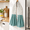 Lake Blue-basic, variant on Lake Blue basic Waffle Weave Cotton Kitchen Towel Scarf for Cooking and Decoration