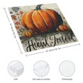 thumbnail image 3 of Werpe Pumpkin Cloth Napkins Polyester Gift Dinner Napkin for Dining Table Kitchen Daily Party Housewarming Farmhouse Decor Set of 4 4 PCS, 3 of 7