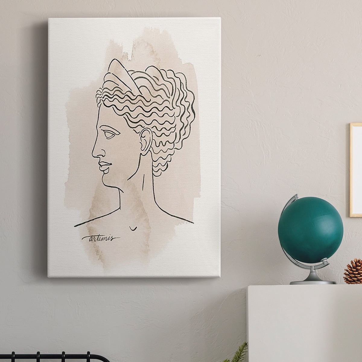 Greek Busts VI Premium Gallery Wrapped Canvas - Ready to Hang