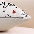 thumbnail image 5 of 4th of July Throw Pillow Covers 18 x 18 Set of 2 Memorial Day Independence Day American Flag Red Blue Stars Patriotic Decorative Cushion Cases for in-Outdoor Home Decor, 5 of 5