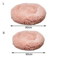 thumbnail image 5 of DOPI Pet Nest Cushion Solid Color Keep Warmth Skin Friendly Thickened Dogs Cats Round Nest Bed for Winter, 5 of 8