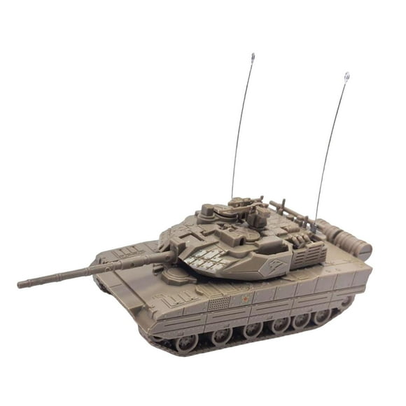 Modelo de tanque 1/72 4D Rotación Fort Modelo de para niños Adultos Niños amarillo