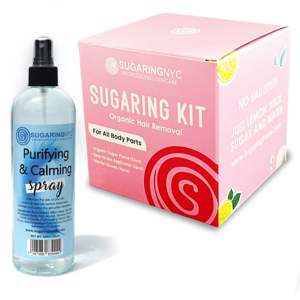 Sugaring NYC Bikini Waxing Sugaring Kit with PreTreatment Cleanser