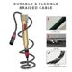 thumbnail image 4 of 6 Pack XLR Cables, XLR Male to Female Microphone Cable, 3-Pin Balanced XLR Speaker Cable for Mic Mi, 4 of 5