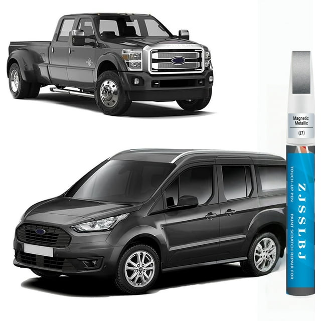 Pintura de Retoque para Autos (Magnético Metálico (J7)) para Ford, Kit de Reparación de Rayones de Pintura para Autos, Solución Rápida y Fácil de Reparar