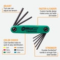 thumbnail image 2 of Bondhus Corp. STAR GORILLAGRIPO FOLDUP SET - 8 SIZES T6 THRU T25, 2 of 6