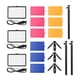 thumbnail image 2 of Lámpara de fotografía Andoer Kit de luz de video LED de temperatura bicolor USB actualizado con 3 * Luz de relleno LED 3200K-5600K 10 niveles de brillo + 3 * Trípode extensible Max.148cm / 58in + 12 * Maboto Lámpara de fotografía, 2 of 7