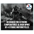 Valvoline 4Stroke Motorcycle 10W40 Conventional Motor Oil 1 QT