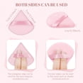 thumbnail image 2 of 6 PCS Powder Puffs, Pure Velour Soft Triangle Wedge Makeup Powder Puff for Loose Powder Mineral Powder Body Powder Wet Dry Cosmetic Foundation Sponge Makeup Tool (Pink), 2 of 5