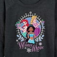 thumbnail image 3 of Disney Princess - Winter Magic - Women's Lightweight French Terry Long Sleeve Shirt, 3 of 5