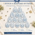 thumbnail image 7 of Beginner-Friendly DIY Heirloom Oval Embroidery Ornament Kit, Handmade Holiday Craft Kit for Creating Decorative Embroidery Ornaments and Seasonal Home Decor, 7 of 7