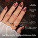 thumbnail image 3 of Uñas postizas Glamnetic ovaladas cortas en naranja amargo, 3 of 9