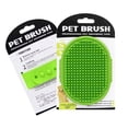 thumbnail image 1 of Dog Grooming Brush, Pet Shampoo Bath Brush Soothing Massage Rubber Comb with Adjustable Ring Handle for Long Short Haired Dogs and Cats, 1 of 6