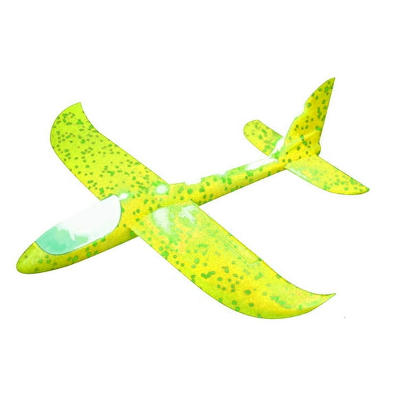 YouLoveIt Airplane Toy for Kids, 18.9" Flying Glider Planes Foam Flight Mode Throwing Air Plane Toy Led Flashing Aircraft Toys Flying Glider Planes for 3 4 5 6 7 Year Old Kids Boys Girls