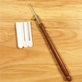 thumbnail image 3 of Agujas de ganchillo antideslizantes para bordado francés, ideales para abalorios, manualidades y manualidades. Brown_Wooden, 3 of 5