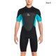 thumbnail image 2 of Greeniant Traje de buceo de alta eficiencia a prueba de frío de una pieza estilo de manga corta transpirable agradable a la piel traje de baño clásico Deportes acuáticos Hombre Verde Claro S Greeniant OD020692-13, 2 of 6