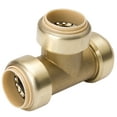thumbnail image 2 of Mueller Streamline Pipe Tee ProLine Series - 3/4 In Push-Fit Brass - Bronze, 2 of 2