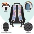 thumbnail image 4 of Aplkyhs School Backpack for Students 6-18 Ergonomic Padded Adjustable Straps Large Capacity Water Resistant Book Bags for Kids Elementary Middle High School Axolotl Mermaid Scale, 4 of 7