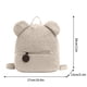 thumbnail image 3 of Mochila infantil con diseño de osito y cordero, mochila infantil de viaje, ligera, duradera, de gran capacidad, plegable, correas de hombro ajustables, material suave de cordero.,Wsvlmg, 3 of 9