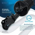 thumbnail image 5 of Detroit Axle - 2.2L Rear Right Strut w/Coil Spring Replacement for 1992-1996 Toyota Camry Sedan Coupe Models, 5 of 7