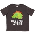thumbnail image 3 of Inktastic Nana and Papa Love Me Boys Grandson Dinosaur Boys Toddler T-Shirt, 3 of 5