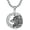 03- silver, variant on Wolf Necklace for Men 925 Sterling Silver Norse Wolf Head Pendant Viking Jewelry Gift for Men Women