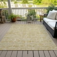 thumbnail image 6 of Addison Rugs Chantille Indoor/Outdoor Transitional Geometric Gold Washable Rectangle Rug, 8' x 10', 6 of 6