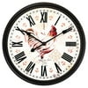 Better Homes and Gardens Frameless Rooster Wall Clock