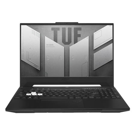 ASUS TUF Dash 15 (2022) Gaming Laptop, 15.6" 165Hz QHD IPS-Type Display, Intel Core i7-12650H, GeForce RTX 3050, 16GB DDR5, 512GB PCIe SSD, Thunderbolt 4, Wi-Fi 6, Windows 11 Home, Off Black, FX517ZC-